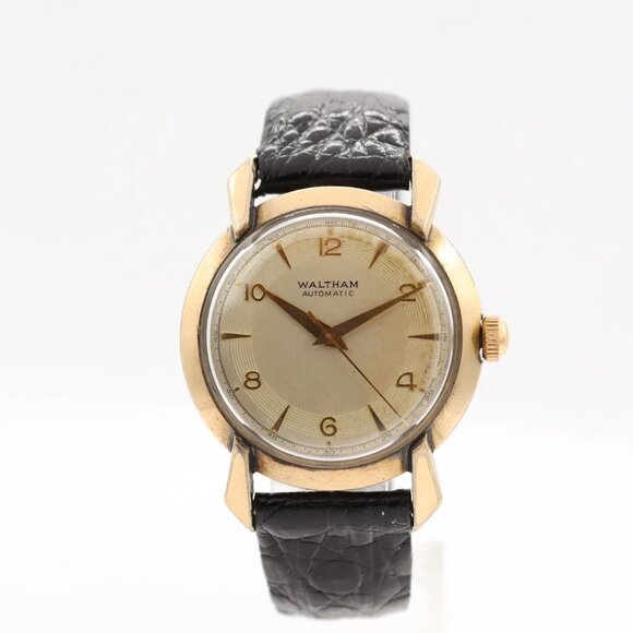 Vintage Waltham Eastern Men's Automatic Wristwatch 1361 N Swiss 10k RGP - Picture 1 of 4